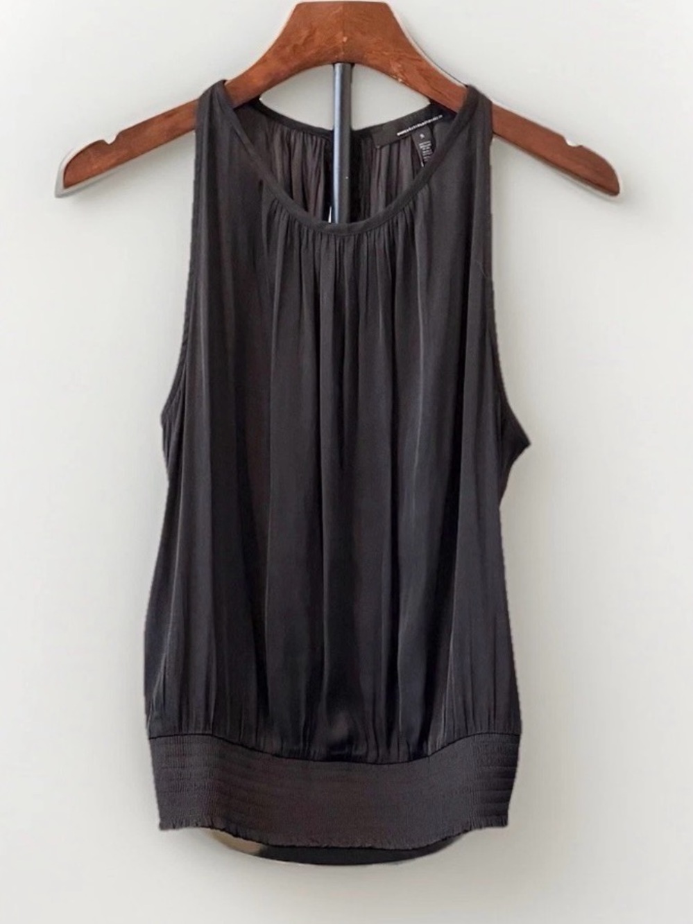 White House Blsck Market black halter top size small